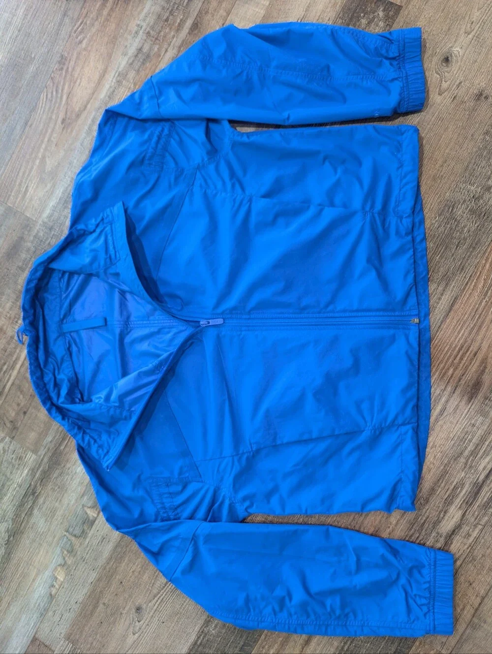 Lululemon Lightweight Cropped Track Jacket Blazer Blue Tone Sz 10 - Picture 11 of 16